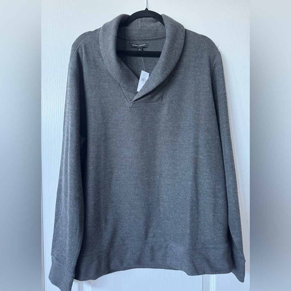 Banana Republic Men’s Charcoal Turtleneck Sweater